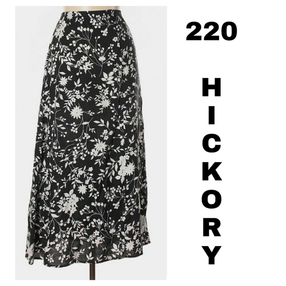220 Hickory Black and White Skirt extra large - Picture 1 of 6